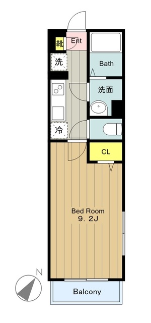 綾瀬市大上のマンションの間取り