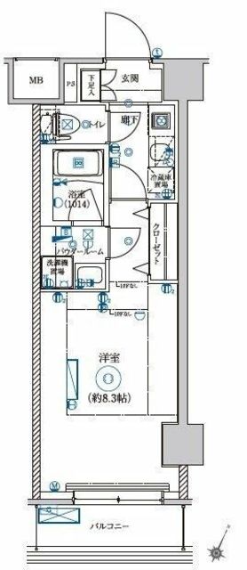 ＬＥＸＥ　ＡＺＥＳＴ　横濱関内の間取り