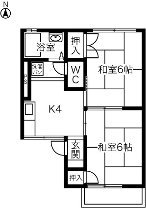 ファミール菅大臣Ａ・Ｂ棟の間取り