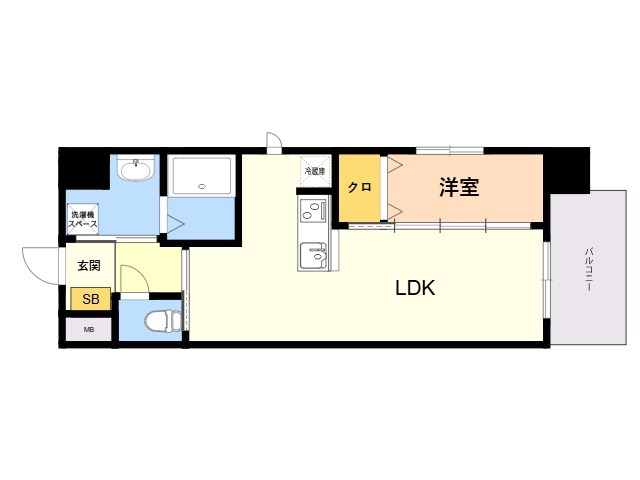 【ＬＩＦＥＦＩＥＬＤ国際空港前の間取り】