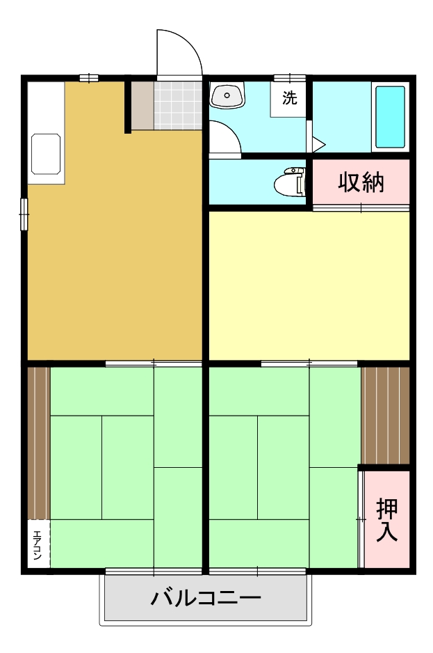 ファミール新白河Iの間取り