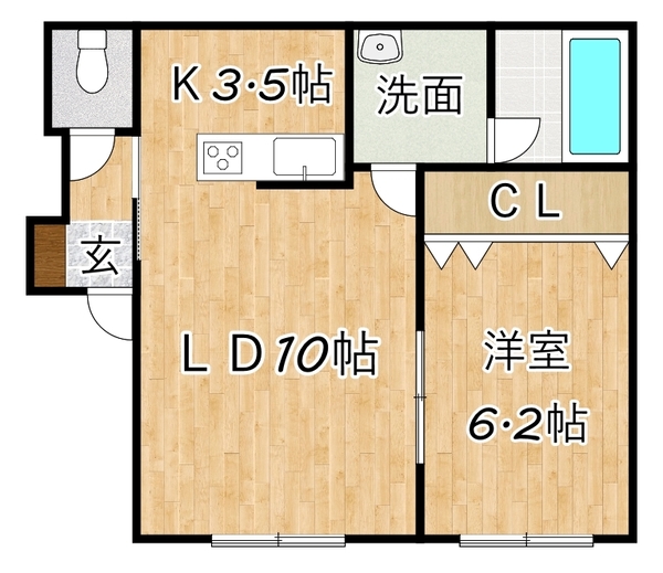 Ｈ－ｃｏｕｒｔの間取り