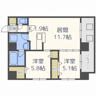 MODENA円山の間取り