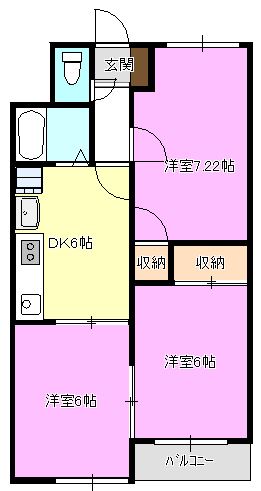 上田市上田のマンションの間取り