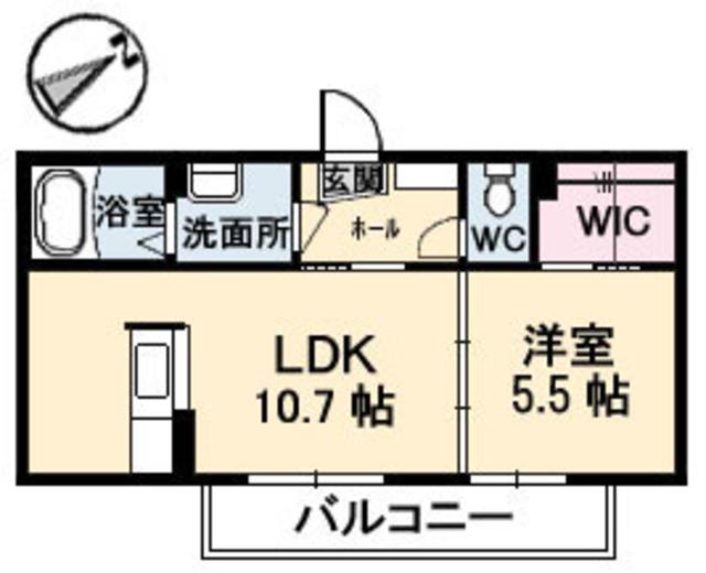 シャーメゾン東本町の間取り