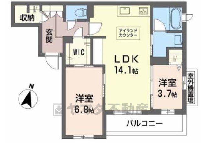 ラ　メゾン　デ　プレズィールの間取り