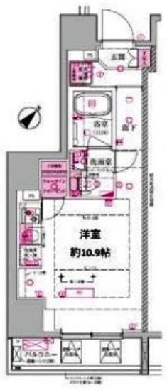 ベルシード西巣鴨の間取り