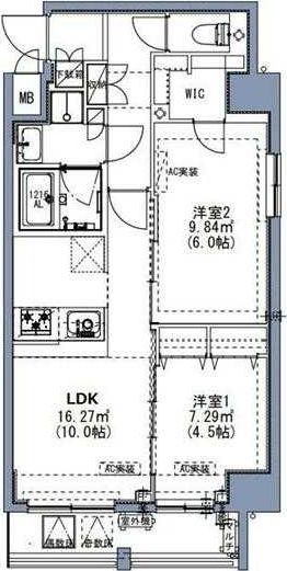 S-RESIDENCE尾久azureの間取り