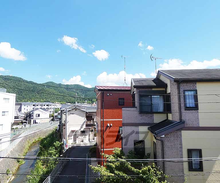 【京都市伏見区石田大山町のアパートの眺望】