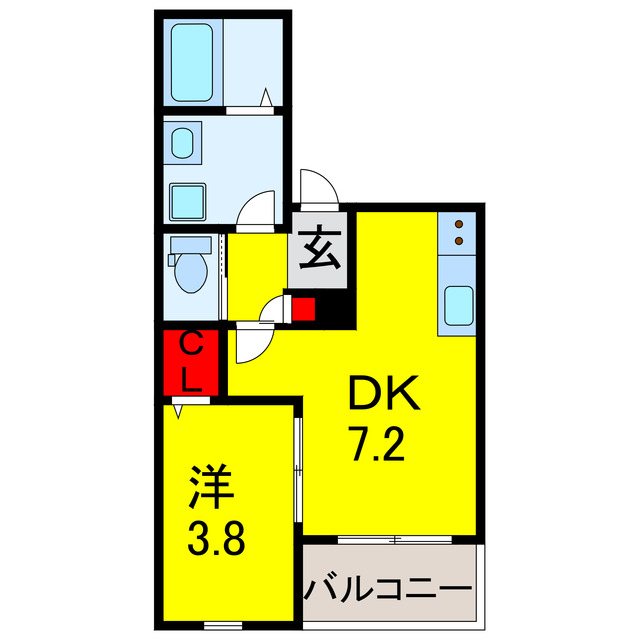 ジーメゾン市原五井の間取り