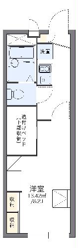 レオパレスひだまりの丘　鹿島の間取り