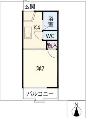 ファミール清住の間取り