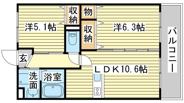 ユーミー福崎の間取り