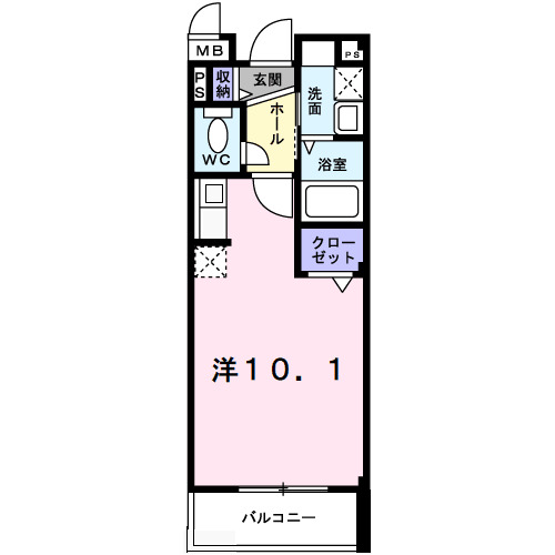 カーロ　ヴィアラッテアの間取り