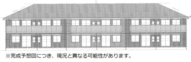 仮）D-room横手3丁目　B棟の建物外観