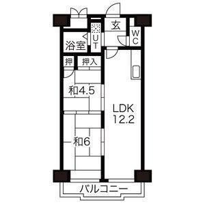 多賀城ロジュマンG棟の間取り