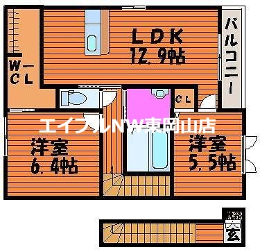 シャーメゾン　アドニス　I棟の間取り