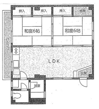 2LDK Apartment in Aoi-ku, Shizuoka, Shizuoka — photo 2 of 3