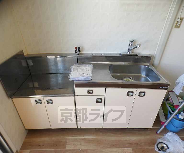 キッチン　ガスコンロ設置可