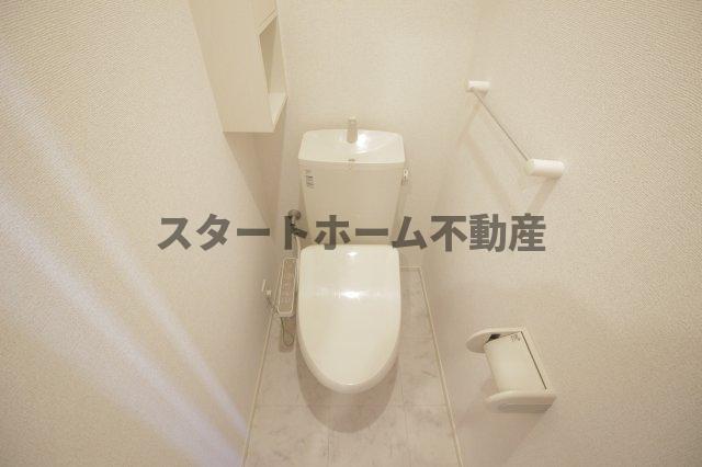 トイレ　ゆったりとした空間のトイレです