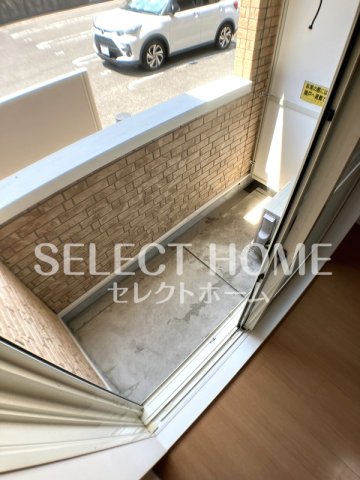 バルコニー　落ち着いた時間を過ごせるバルコニーです