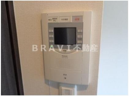 セキュリティ　【エスリード谷町六丁目】モニター付インターホン