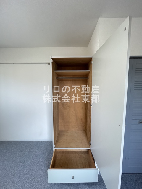 収納　奥行のある収納付です！増えがちな荷物をもスッキリ収納できます