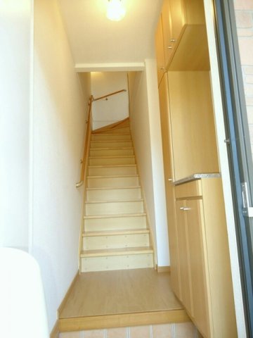 玄関　収納もある玄関です