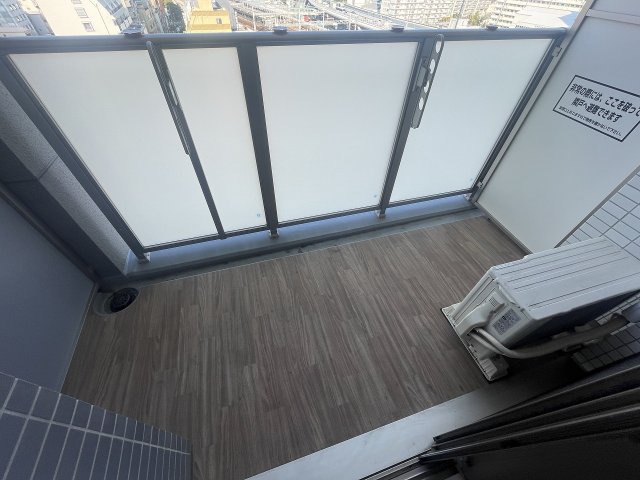 バルコニー　広々としたバルコニーです