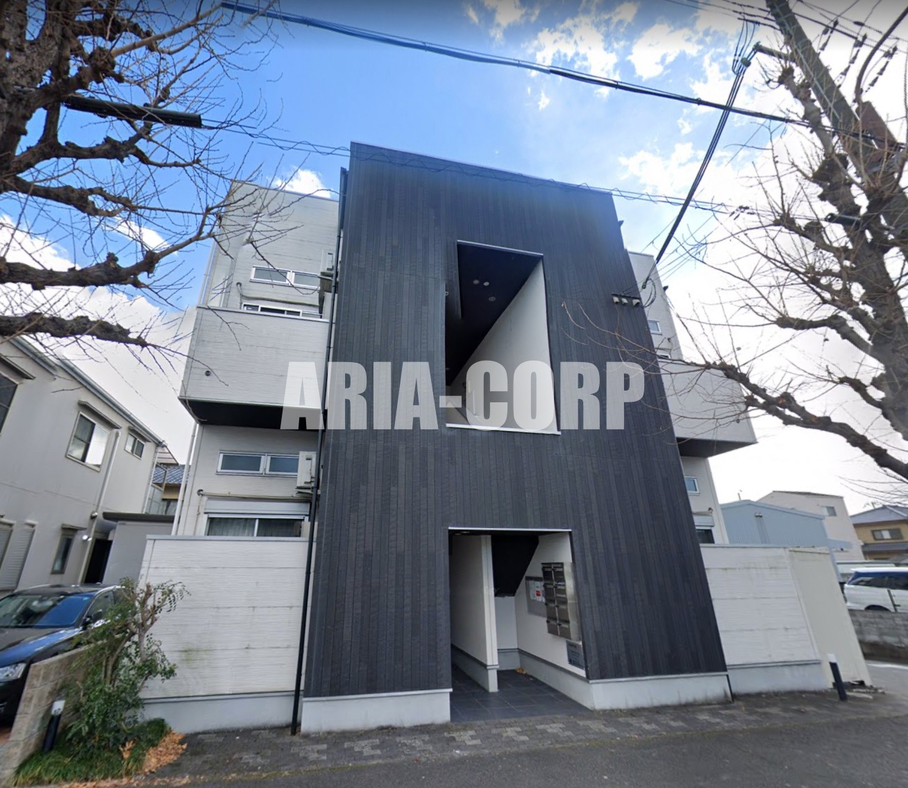 建物外観　2013年完成、大手ハウスメーカー施工デザイナーズアパート！