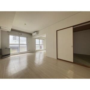 居室・リビング　★都市ガス・エアコン付き3LDK！★スーパー・市電徒歩圏