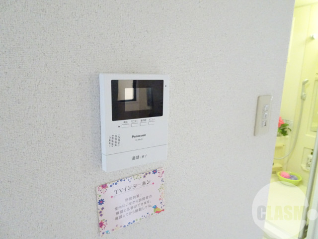 セキュリティ　来訪者が確認できるモニターホン♪