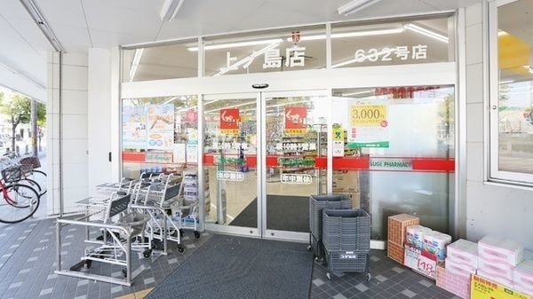ドラックストア　スギ薬局上ノ島店（ドラッグストア）まで320m