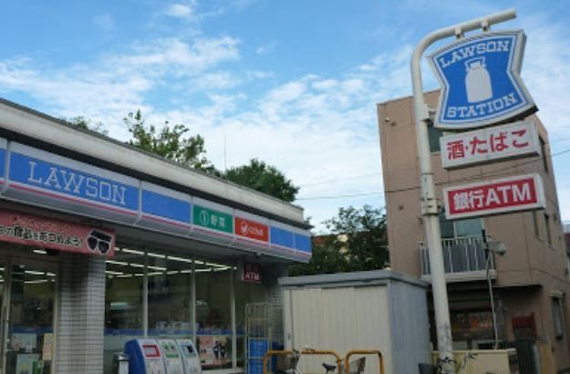 コンビニ　ローソン産業道路駅前店（コンビニ）まで120m