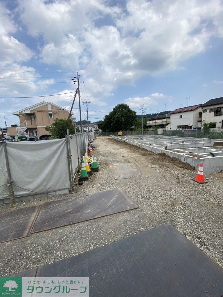 エントランス　建築中