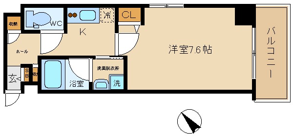 アルファレガロ神戸元町の間取り写真