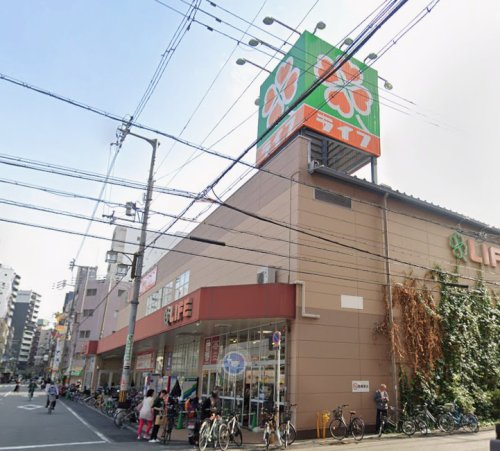 スーパー　ライフ大国町店（スーパー）まで763m