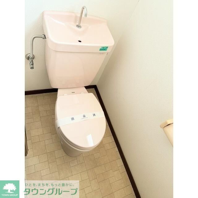 埼玉高速鉄道 戸塚安行駅 徒歩9分 2階建 築30年のトイレ写真