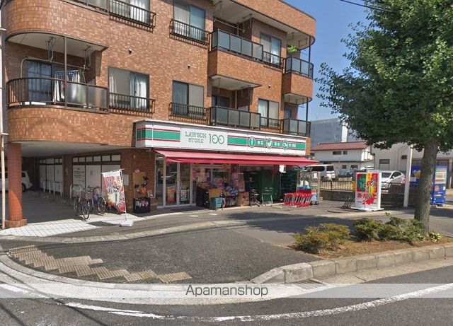 コンビニ　ローソンストア１００（コンビニ）まで409m