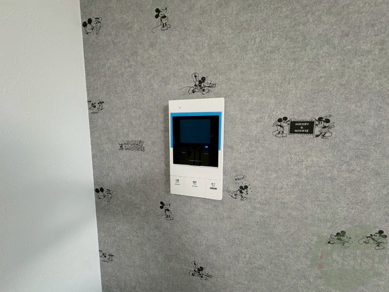 セキュリティ　インターホンです。オートロック付きで安心のマンションです。