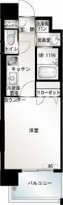 エンクレスト薬院の間取り写真