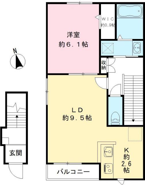 YOUR MAISON茜部中島の間取り写真