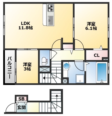 Luxtiaの間取り写真