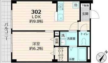 ラヴィデ香風園の間取り写真