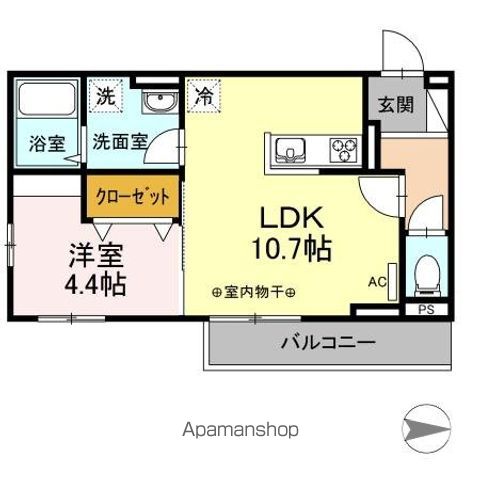 エレガンスコート屋島の間取り写真