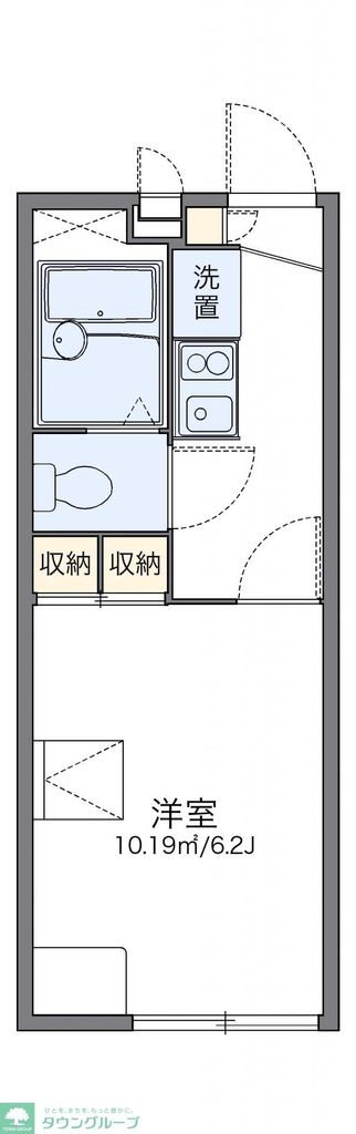 レオパレスラーク取手の間取り写真