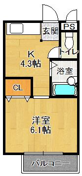 エトワール夙川の間取り写真