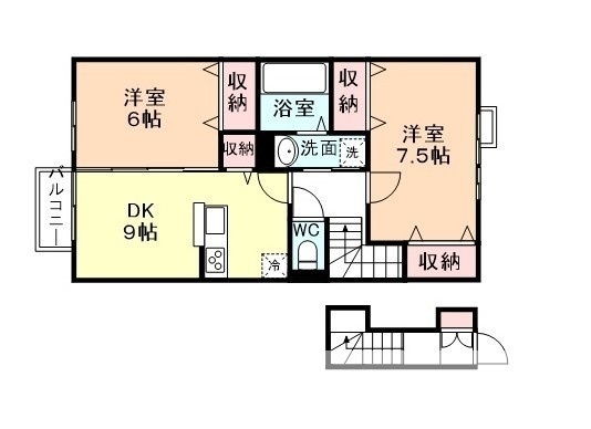 PLAZA下轡田の間取り写真