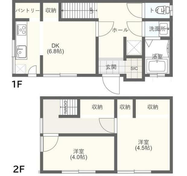 東京都葛飾区奥戸1ー22ー11戸建の間取り写真
