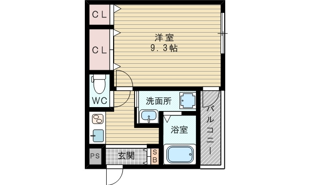 阪急千里線 下新庄駅 徒歩5分 3階建 築12年の間取り写真